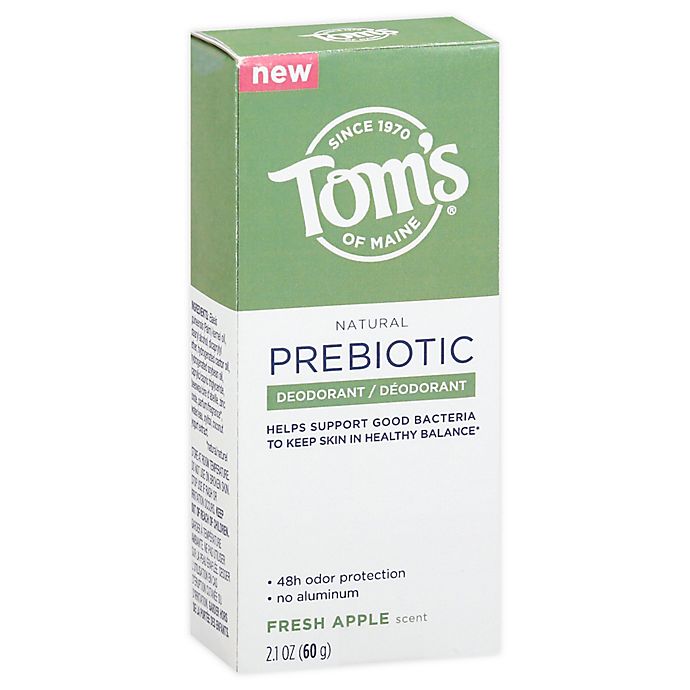 Tom's Of Maine® 2.1 Oz. Natural Prebiotic Deodorant in Fresh Apple | Bed  Bath & Beyond