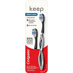 Colgate® Keep Deep Clean Manual Toothbrush Starter Kit in Silver