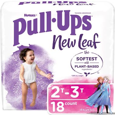 Huggies&reg; Pull Ups&reg; New Leaf Size 2T-3T 18-Count Girls' Potty Training Pants. View a larger version of this product image.
