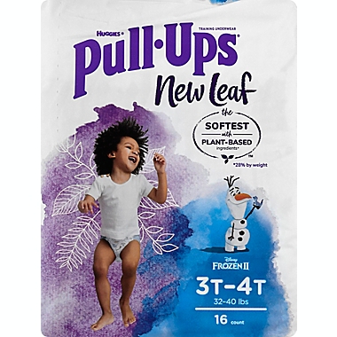 Huggies&reg; Pull Ups&reg; New Leaf Size 3T-4T 16-Count Boys&#39; Potty Training Pants. View a larger version of this product image.