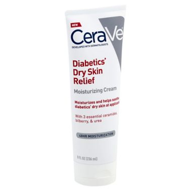 CeraVe&reg; 8 oz. Diabetics' Dry Skin Rescue Moisturizing Cream. View a larger version of this product image.