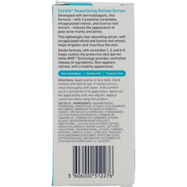 CeraVe&reg; 1 oz. Resurfacing Retinol Serum. View a larger version of this product image.