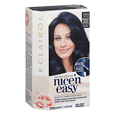 Clairol Nice N Easy Deepest Blue Black 1 BB Permanent Hair Color with  Floral Scent | Bed Bath & Beyond