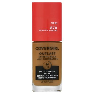 COVERGIRL&reg; Outlast 1 fl. oz. Extreme Wear Full Coverage Liquid Foundation in Toasted Almond