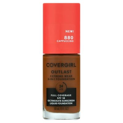 COVERGIRL&reg; Outlast 1 fl. oz. Extreme Wear Full Coverage Liquid Foundation in Cappuccino
