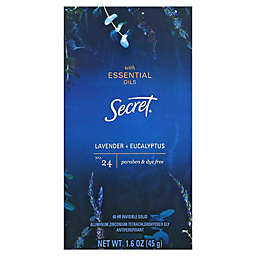 Secret® Essential Oil 1.6 oz Invisible Solid Lavender & Eucalyptus Antiperspirant