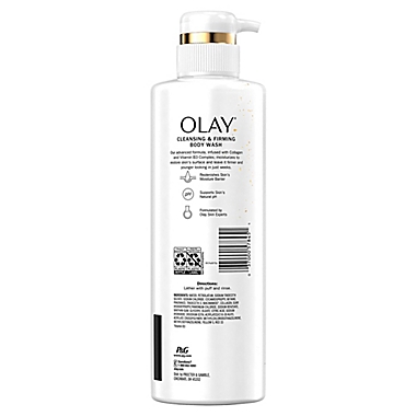 Olay Cleansing & Firming 17.9 fl. oz. Body Wash with Vitamin B3 and Collagen. View a larger version of this product image.