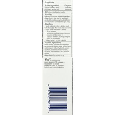 Crest&reg; 3D White 4.1 oz. Charcoal Fluoride Toothpaste in Invigorating Mint. View a larger version of this product image.