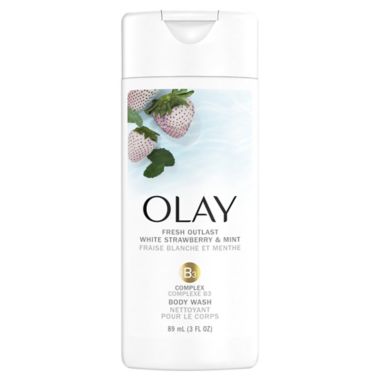 Olay&reg; Fresh Outlast 3 fl. oz. Body Wash in Cooling White Strawberry and Mint. View a larger version of this product image.