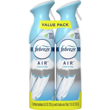 Febreze&reg;2-Pack Odor-Eliminating Air Freshener Spray in Linen And Sky. View a larger version of this product image.