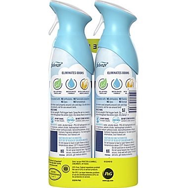 Febreze&reg;2-Pack Odor-Eliminating Air Freshener Spray in Linen And Sky. View a larger version of this product image.