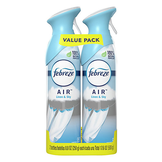 Alternate image 1 for Febreze®2-Pack Odor-Eliminating Air Freshener Spray in Linen And Sky