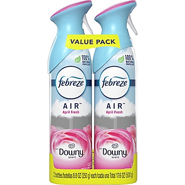 Febreze&reg;2-Pack Odor-Eliminating Air Freshener Spray in Downy April Fresh. View a larger version of this product image.