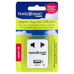 Travel Smart® by Conair Adapter Plug with USB Port