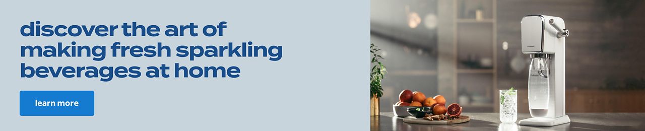 discover the art of making fresh sparkling beverage at home