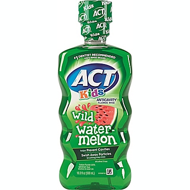 ACT&reg; Kids 16.9 oz. Anticavity Fluoride Rinse in Wild Watermelon. View a larger version of this product image.