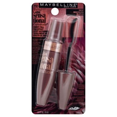 Maybelline Lash Sensational Curvitude Washable Mascara In Blackest Black Bed Bath Beyond