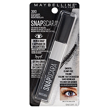 Maybelline&reg; Snapscara Washable Mascara in Pitch Black (258). View a larger version of this product image.