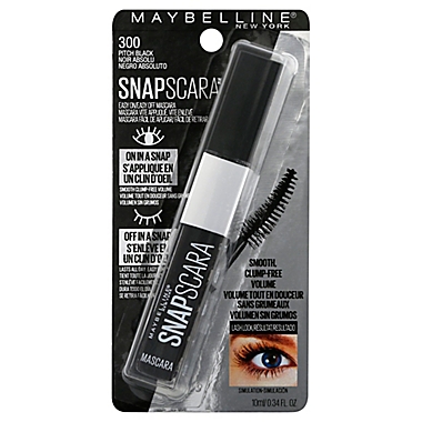 Maybelline&reg; Snapscara Washable Mascara in Pitch Black (258). View a larger version of this product image.
