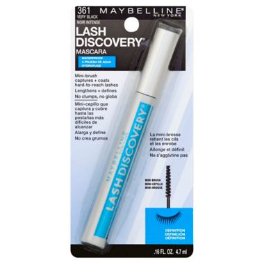 Maybelline® Lash Discovery® Mini-Brush Waterproof Mascara Black | Bed Bath &