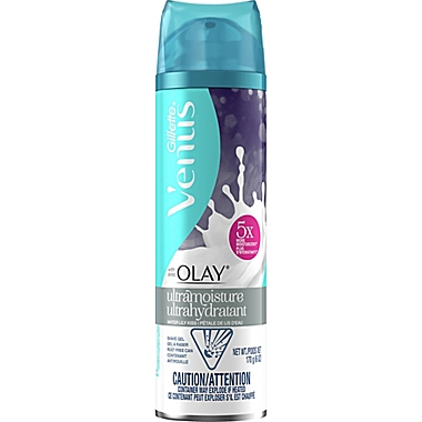 Gillette&reg; Venus with Olay&reg; 6 oz. UltraMoisture Shave Gel in Water Lily Kiss. View a larger version of this product image.