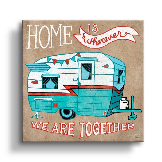 Mary Urban Adventure Love Camper Canvas Wall Art Bed Bath Beyond