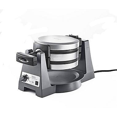 CRUX&reg; Artisan Series Double Rotating Waffle Maker in Grey. View a larger version of this product image.