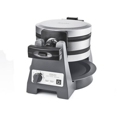 CRUX&reg; Artisan Series Double Rotating Waffle Maker in Grey