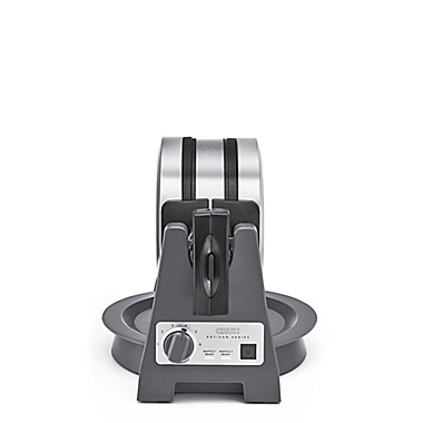 CRUX&reg; Artisan Series Double Rotating Waffle Maker in Grey. View a larger version of this product image.