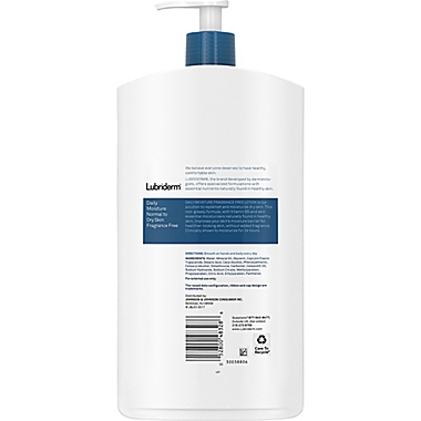 Lubriderm 24 oz. Fragrance-Free Daily Moisture Lotion for Normal to Dry Skin. View a larger version of this product image.