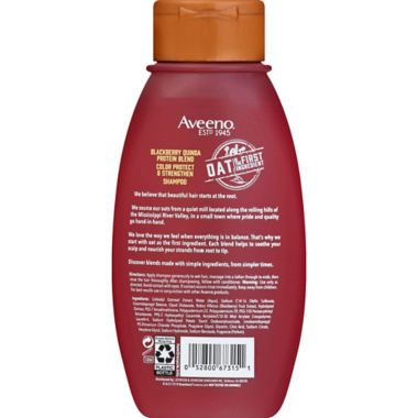 Aveeno&reg; 12 fl. oz. Blackberry Quinoa Protein Blend Shampoo. View a larger version of this product image.