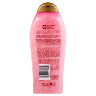 OGX&reg; Sensitive Rose Water and Pink Sea Salt 19.5 fl. oz. Scrub and Wash. View a larger version of this product image.
