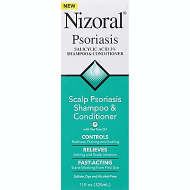 Nizoral&reg; Psoriasis Salicylic Acid 3% 11 fl. oz. Scalp Psoriasis Shampoo &amp; Conditioner. View a larger version of this product image.