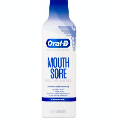 Oral-B&reg; Mouth Sore 16 fl. oz. Special Care Oral Rinse in Soothing Mint. View a larger version of this product image.