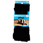 Alternate image 0 for No Nonsense&reg; 4-10 3-Pack Comfort Top Trouser Socks in Black