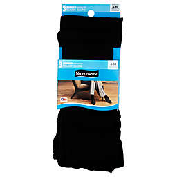 No Nonsense&reg; 4-10 3-Pack Comfort Top Trouser Socks in Black