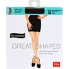 Alternate image 1 for No Nonsense&reg; Size B Great Shapes&reg; All-Over Shaper Pantyhose in Midnight Black
