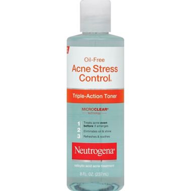 Neutrogena&reg; 8 oz. Oil-Free Acne Stress Control&trade; Triple Action Toner. View a larger version of this product image.