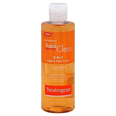 Neutrogena&reg; Rapid Clear&reg; 8 oz. 2-in-1 Fight &amp; Fade Toner. View a larger version of this product image.