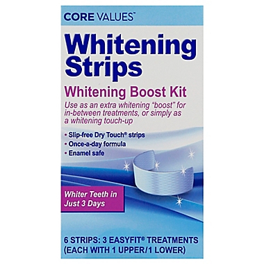 Core Values&trade; Whitening Boost Kit Whitening Strips. View a larger version of this product image.