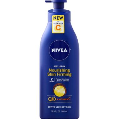 Nivea&reg; 16.9 fl. oz. Nourishing Skin Firming Body Lotion with Q10 and Vitamin C. View a larger version of this product image.