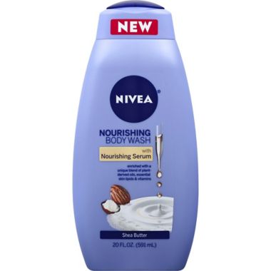 Nivea&reg;  20 oz. Shea Butter Body Wash with Nourishing Serum. View a larger version of this product image.