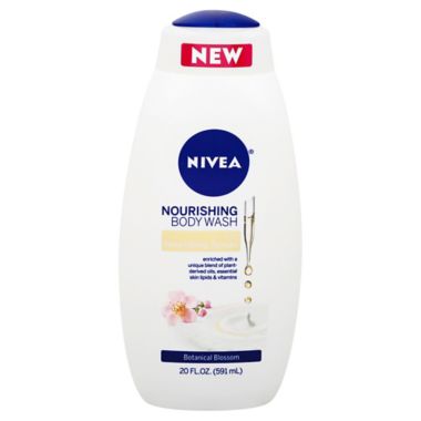 Nivea&reg; 20 oz. Nourishing Body Wash in Botanical Blossom. View a larger version of this product image.