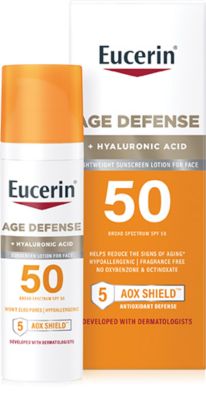 Eucerin&reg; 2.5 oz. Age Defense Face Sunscreen Lotion SPF 50
