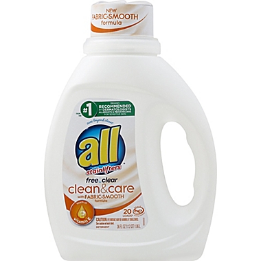 all&reg; Free Clear Stainlifters 36 fl. oz. Liquid Laundry Detergent. View a larger version of this product image.