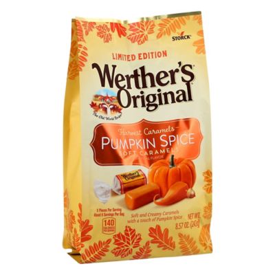 Werther's&reg; Original&reg; Limited Edition Harvest Caramels Pumpkin Spice Soft Caramels