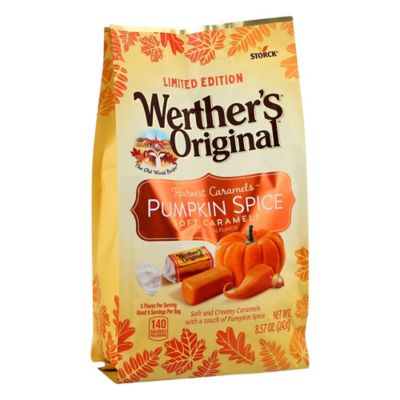 Werther&#39;s&reg; Original&reg; Limited Edition Harvest Caramels Pumpkin Spice Soft Caramels
