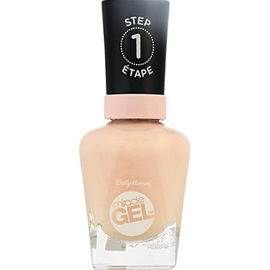 Sally Hansen® Miracle Gel™  fl. oz. Nail Color in Sheer Happiness | Bed  Bath & Beyond