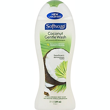 Softsoap&reg; 20 fl. oz. Gentle Body Wash in Coconut Oil and Lemongrass. View a larger version of this product image.