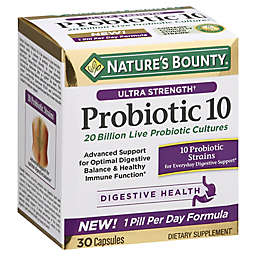 Nature's Bounty 30-Count Ultra Strength Advanced Probiotic 10 in Capsules